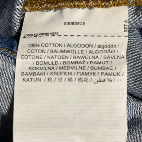 NEW mango blue medium tejano soft denim overall US S - Picture 7 of 9